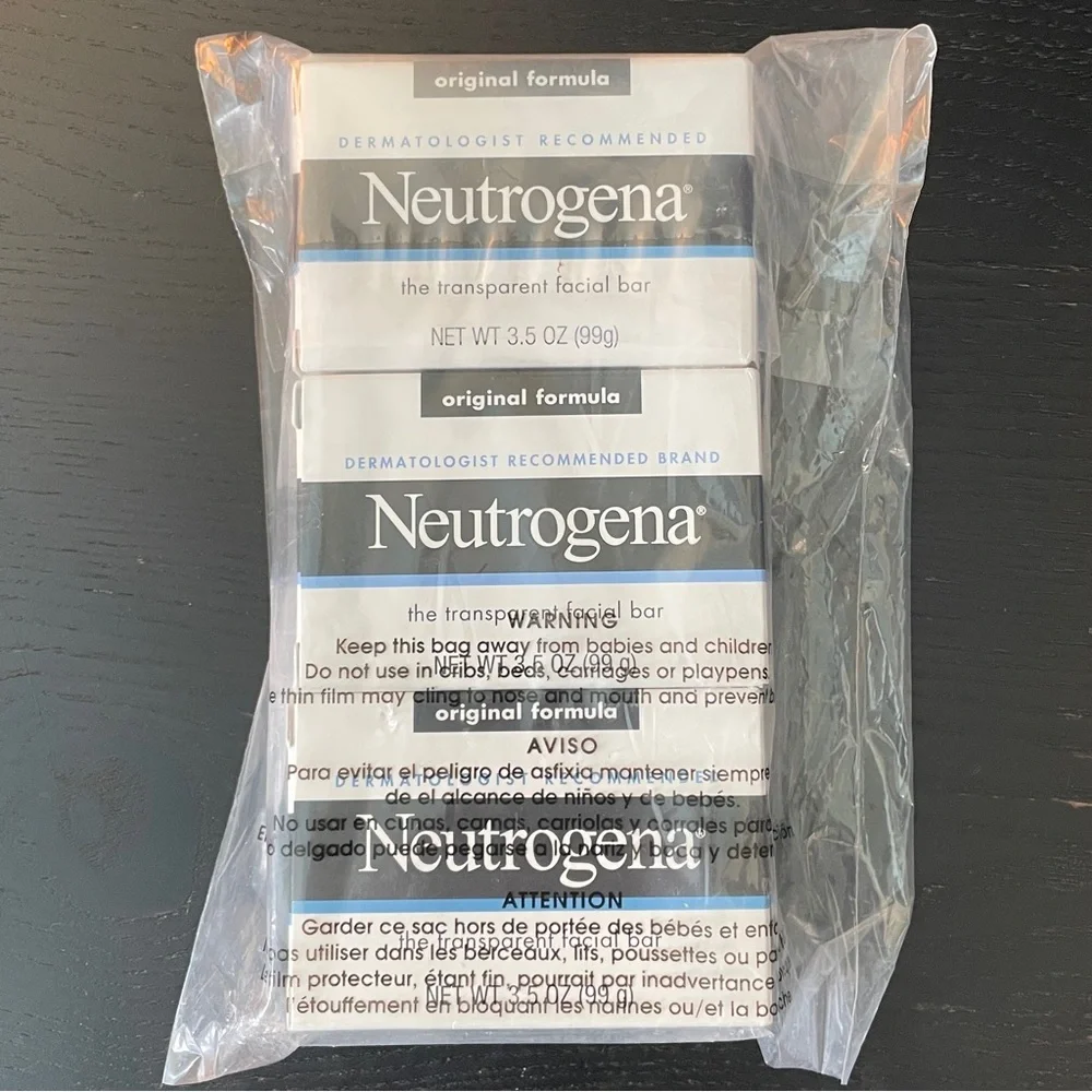 Neutrogena Facial Bar, Original Formula, 3.5 oz (Pack of 3) - Picture 2 of 5